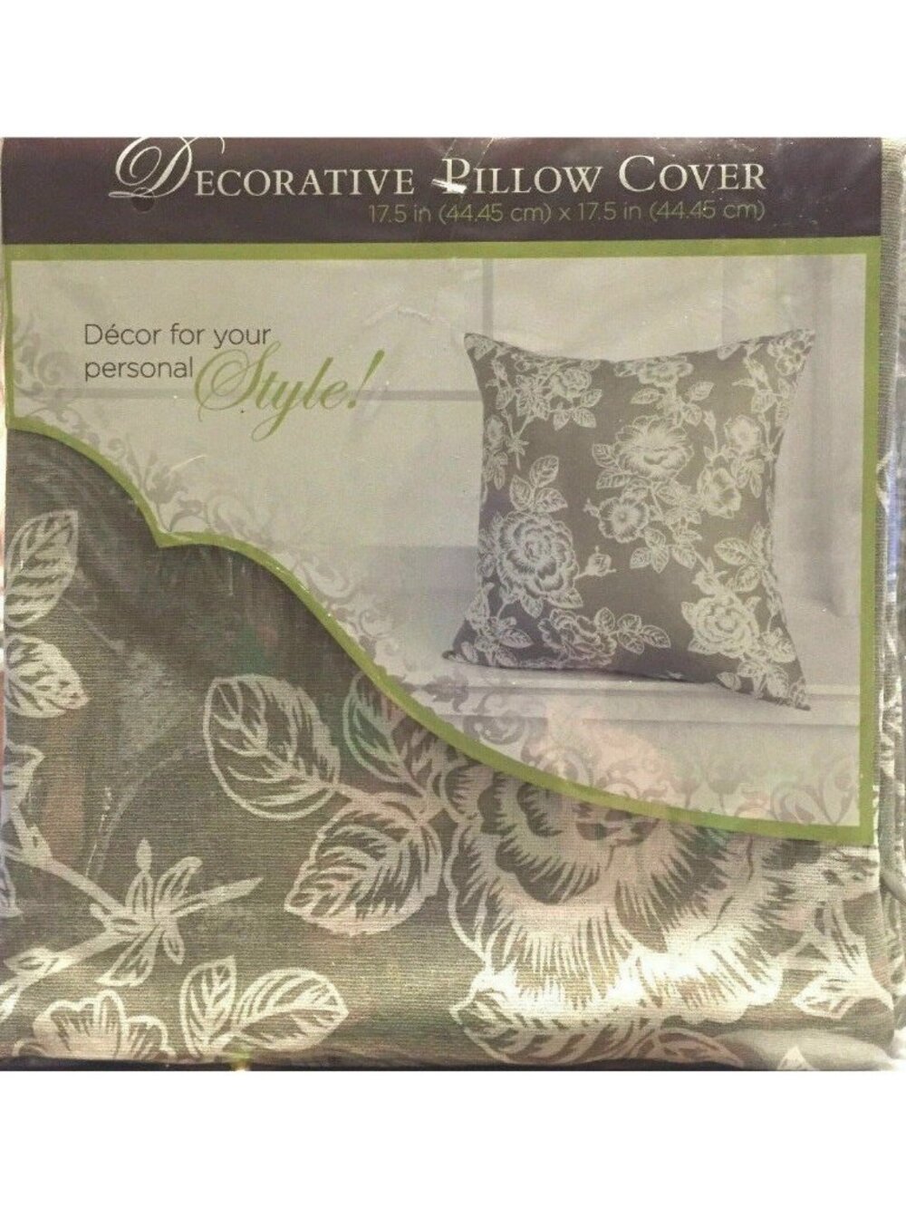 Decorative Throw Pillow Covers Only 17.5″ X 17.5″ Square Polyester Mix 2011 (1)